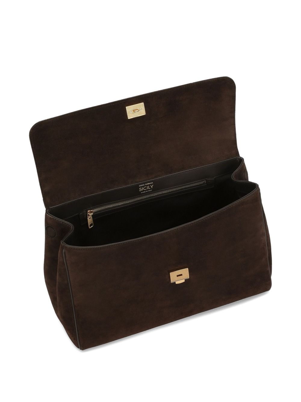 Sicily suede tote bag - 4