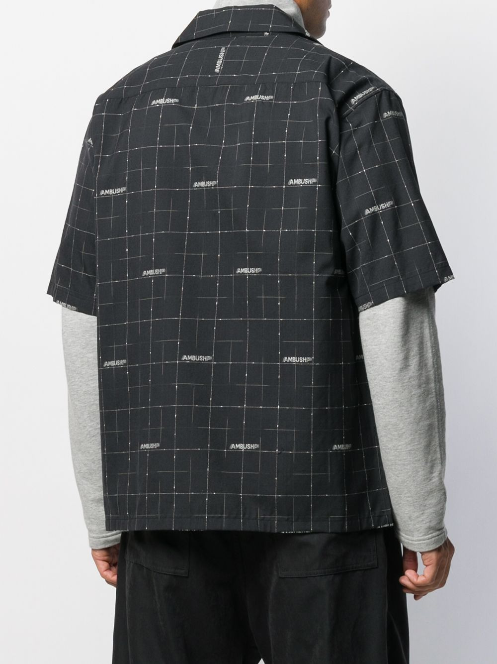 short sleeved wool shirt - 4