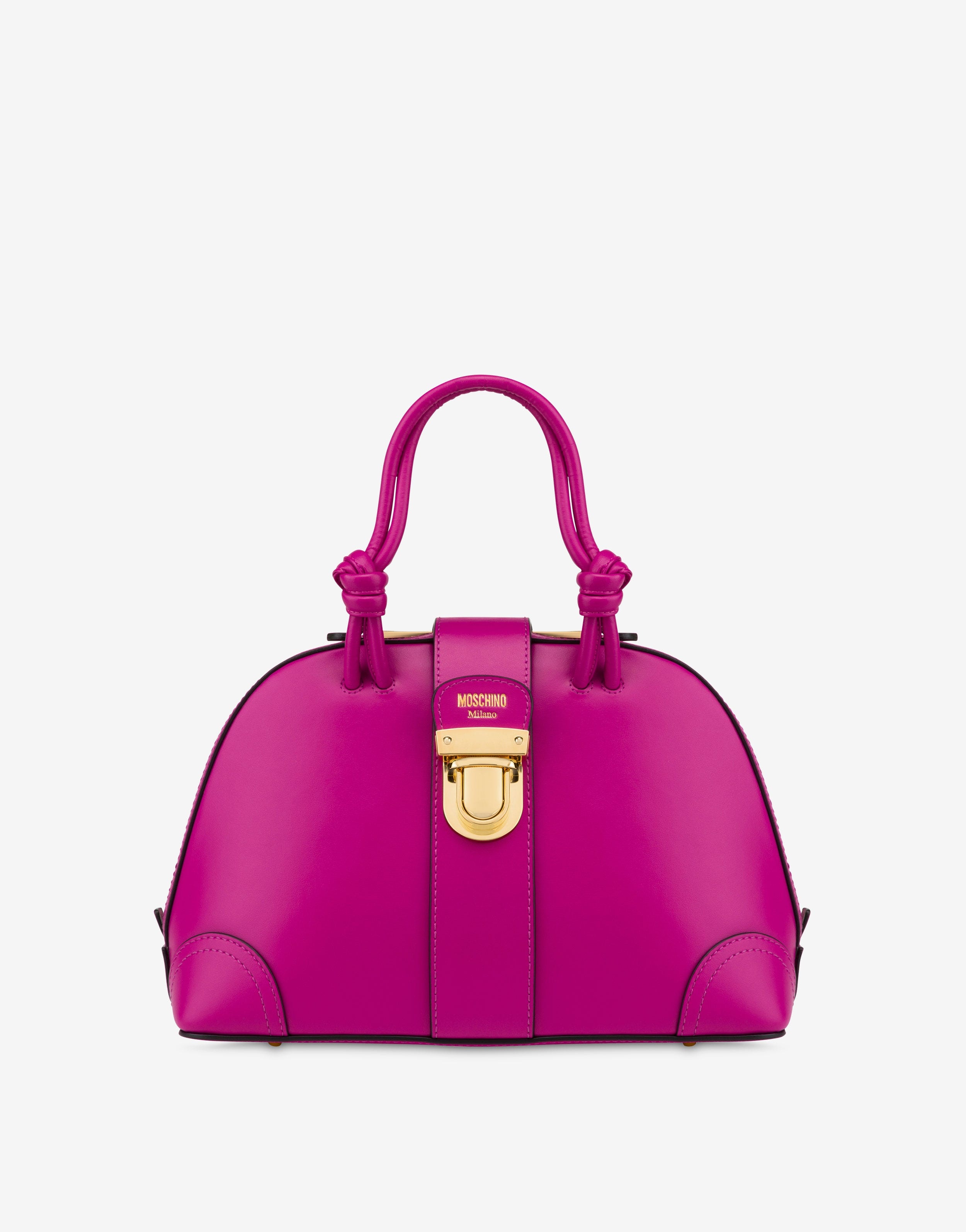 CALFSKIN KNOTS BOWLING BAG - 1