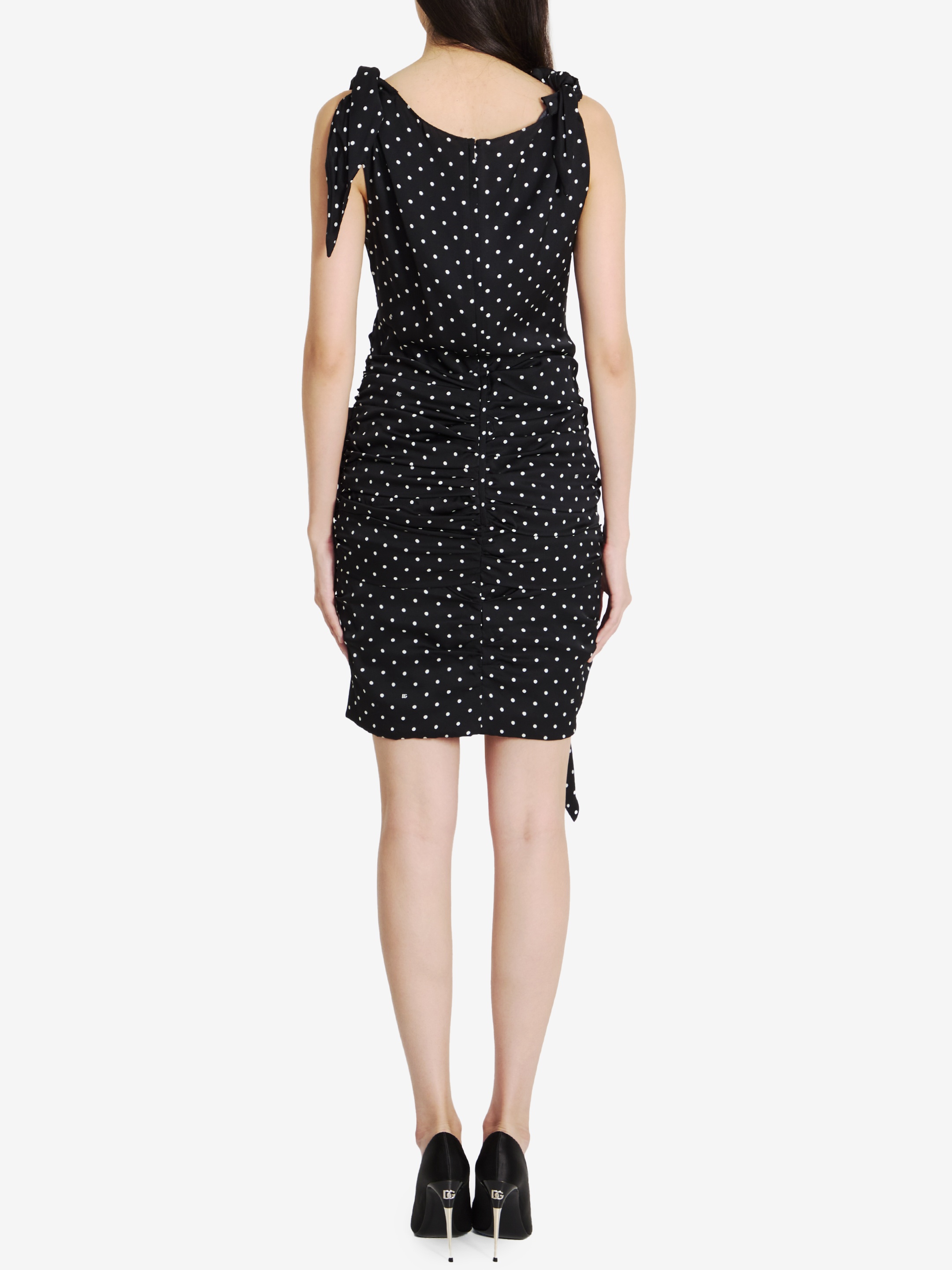 Midi dress with Polka-dot print - 2