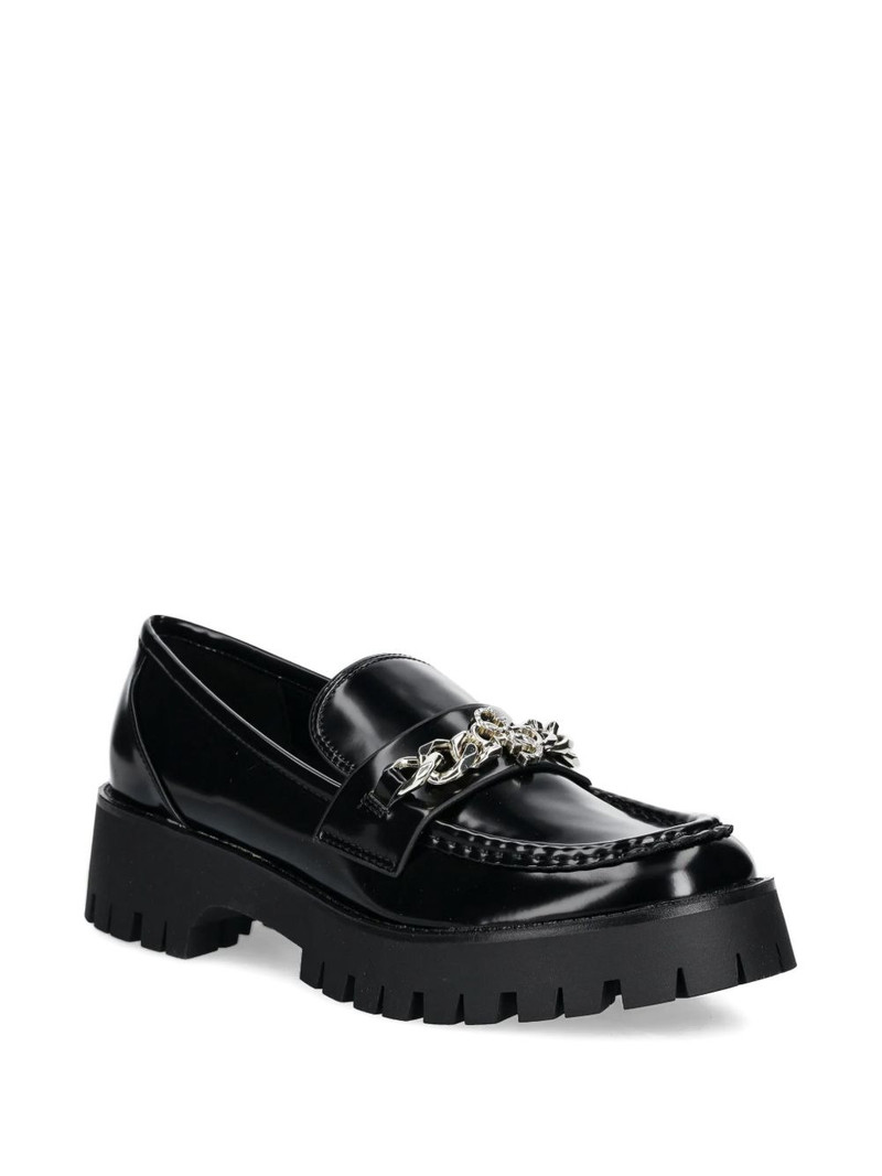 GUESS USA Almer chain detail lug sole loafers outlook
