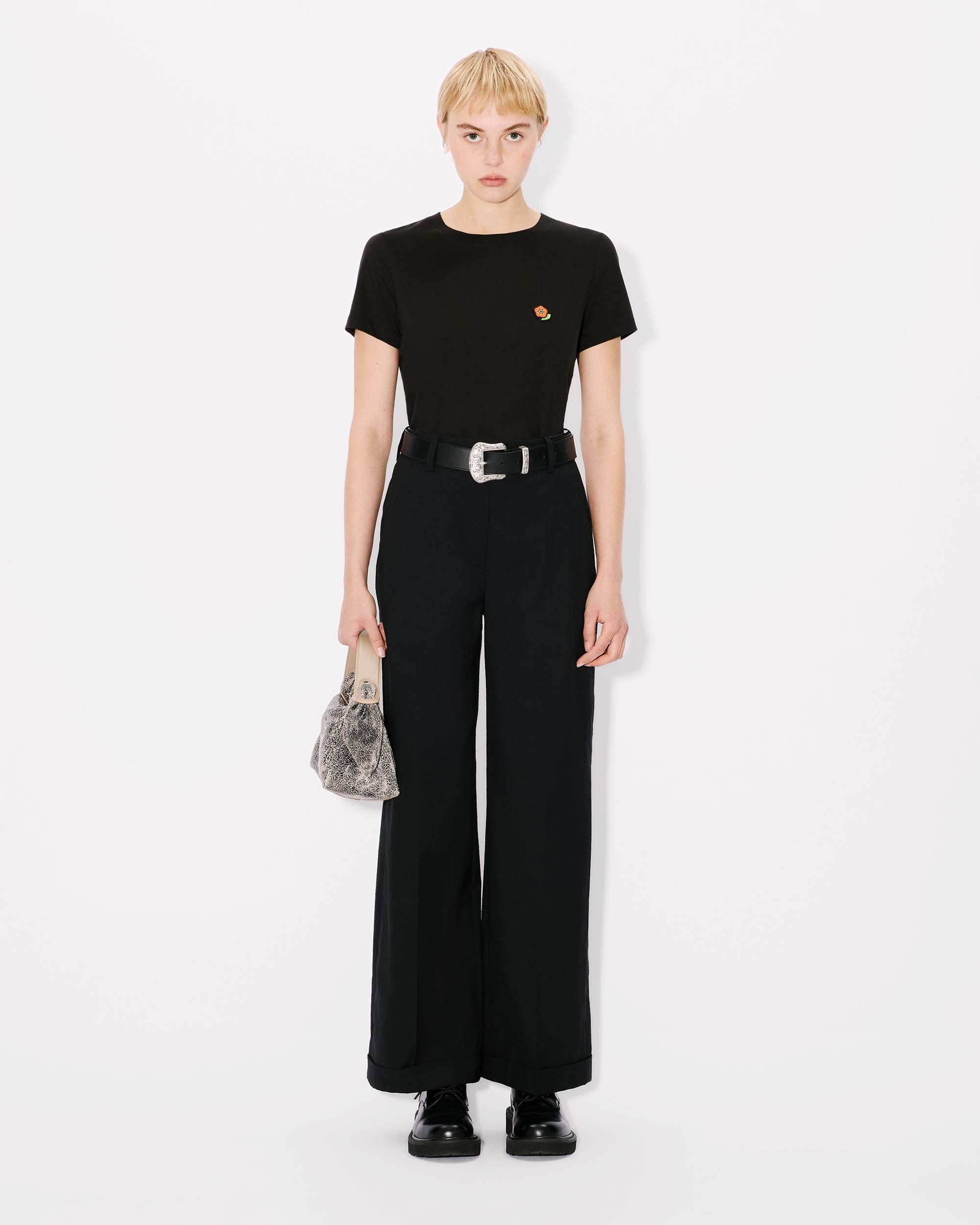 'KENZO Pop' embroidered cotton T-shirt - 5
