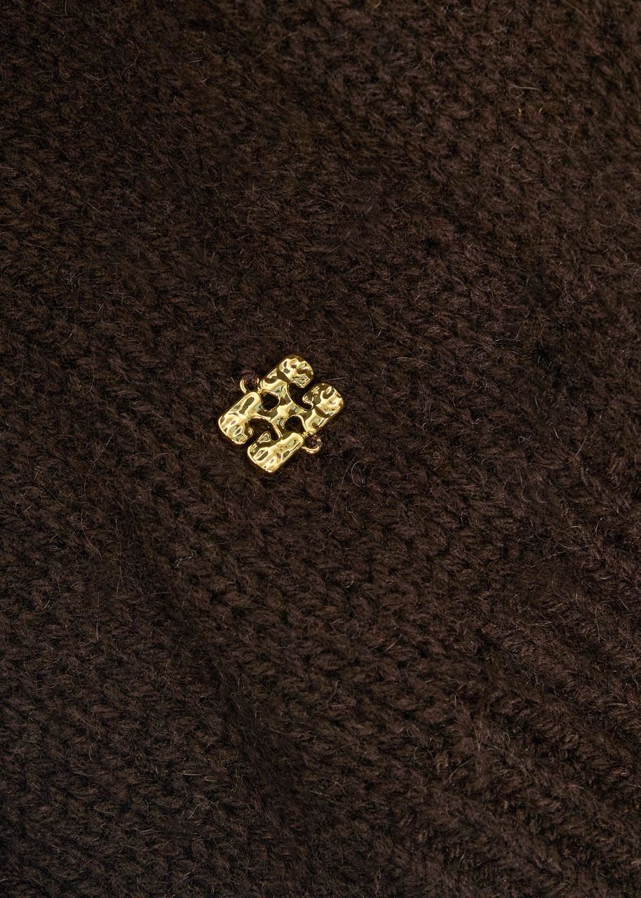 Ganni V-neck Wool-blend Jumper - 5
