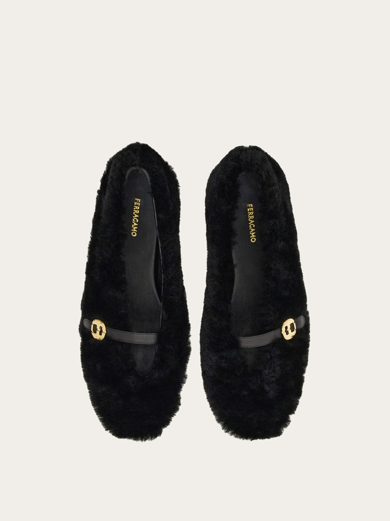 FERRAGAMO Fluffy ballet flat outlook