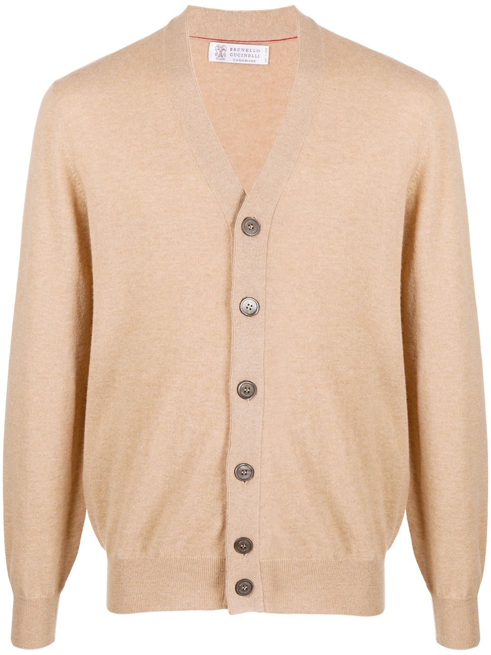 button-up cashmere cardigan - 1