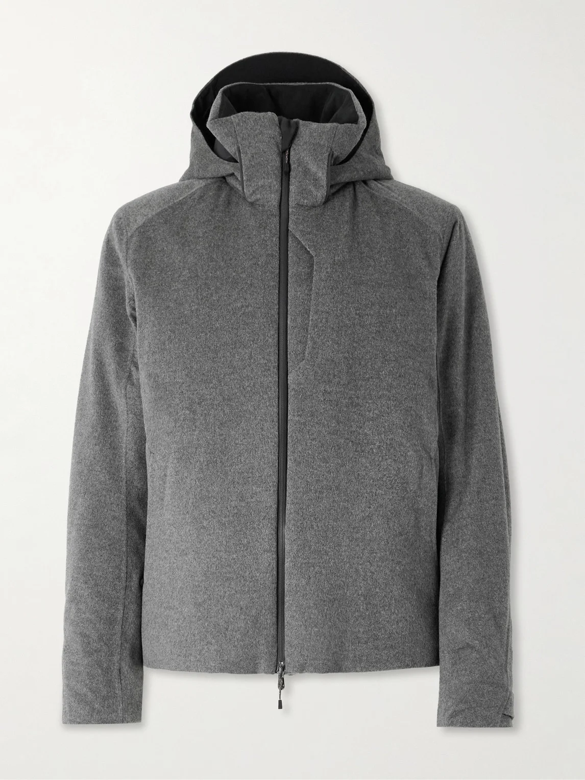 Balma 2.0 Padded Coated-Cashmere Hooded Jacket - 1