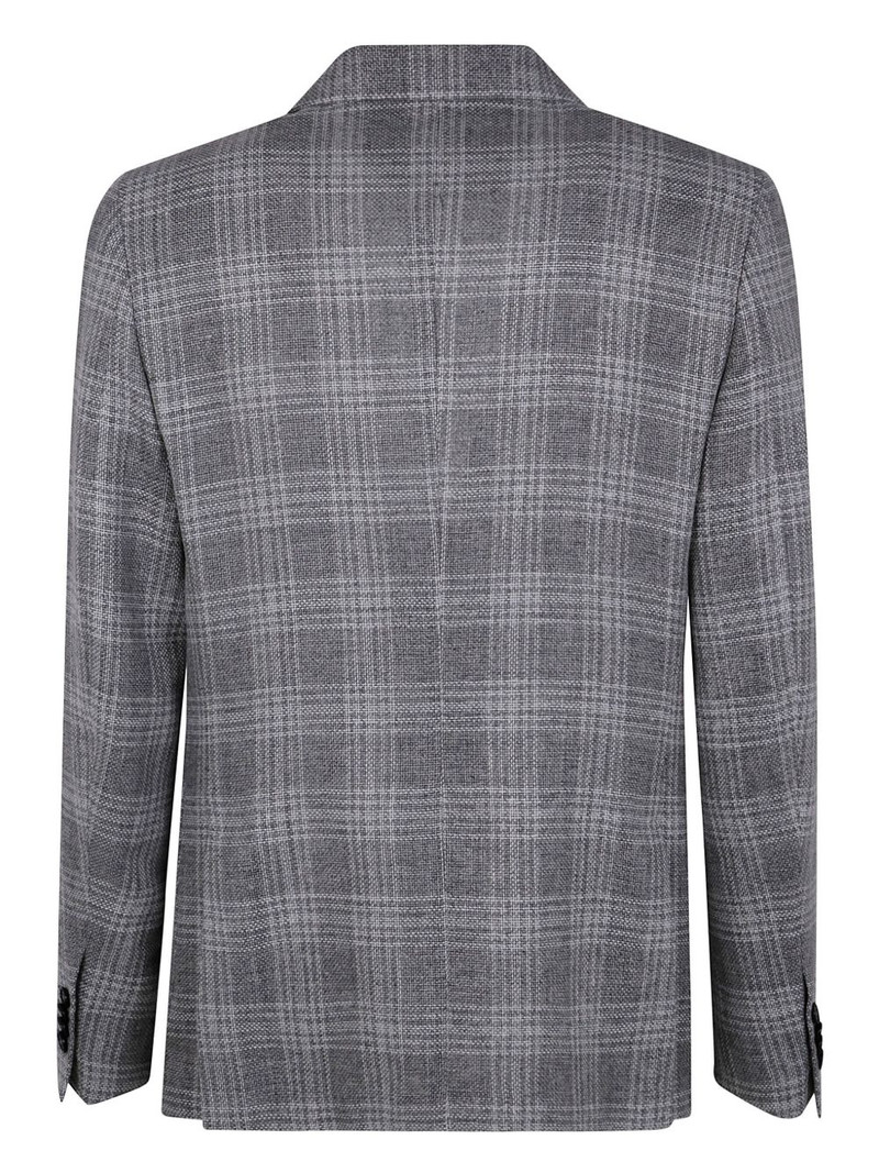 ZEGNA check-pattern blazer outlook