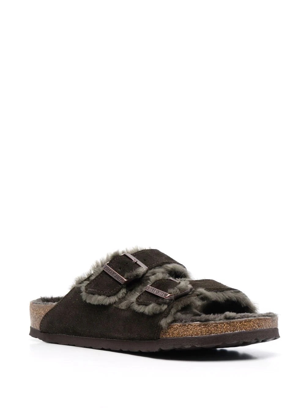 Arizona fur-lined sandals - 2