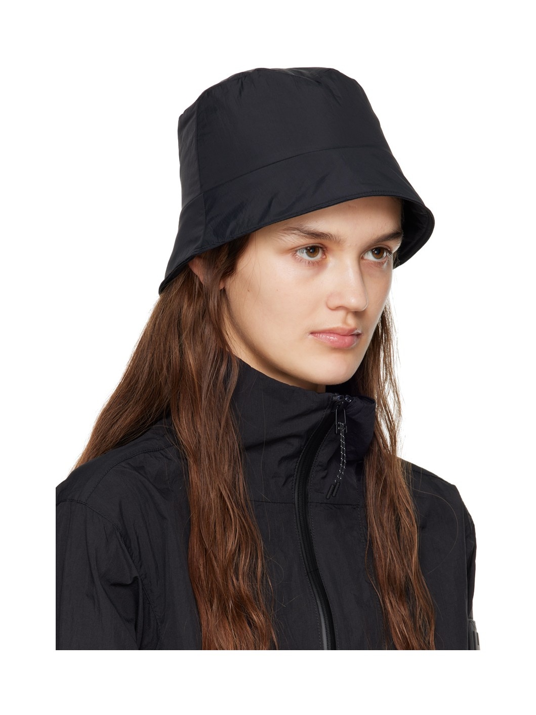 Black Insulated Bucket Hat - 2