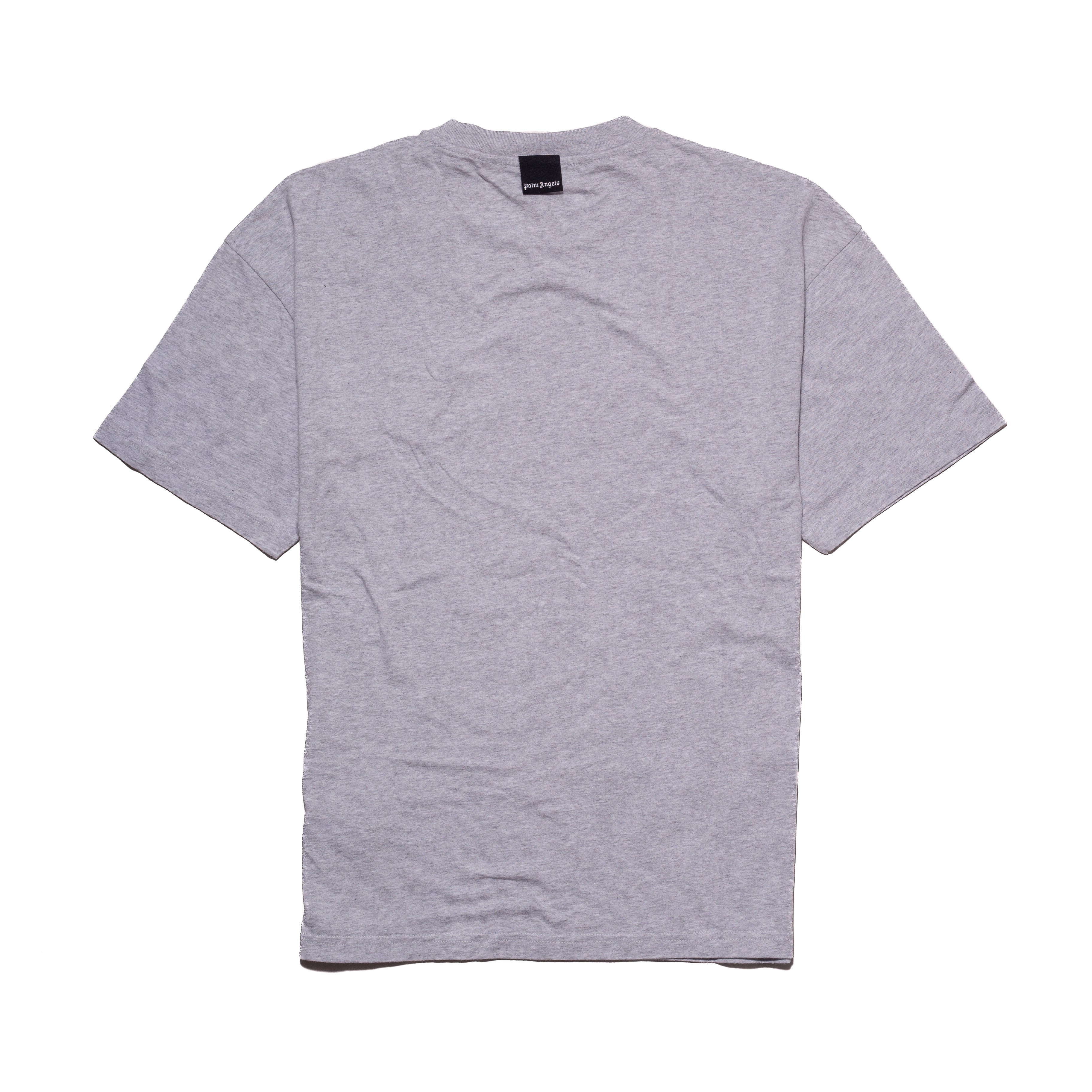 Palm Angles Palm Tree T-Shirt Melange Grey White - 2
