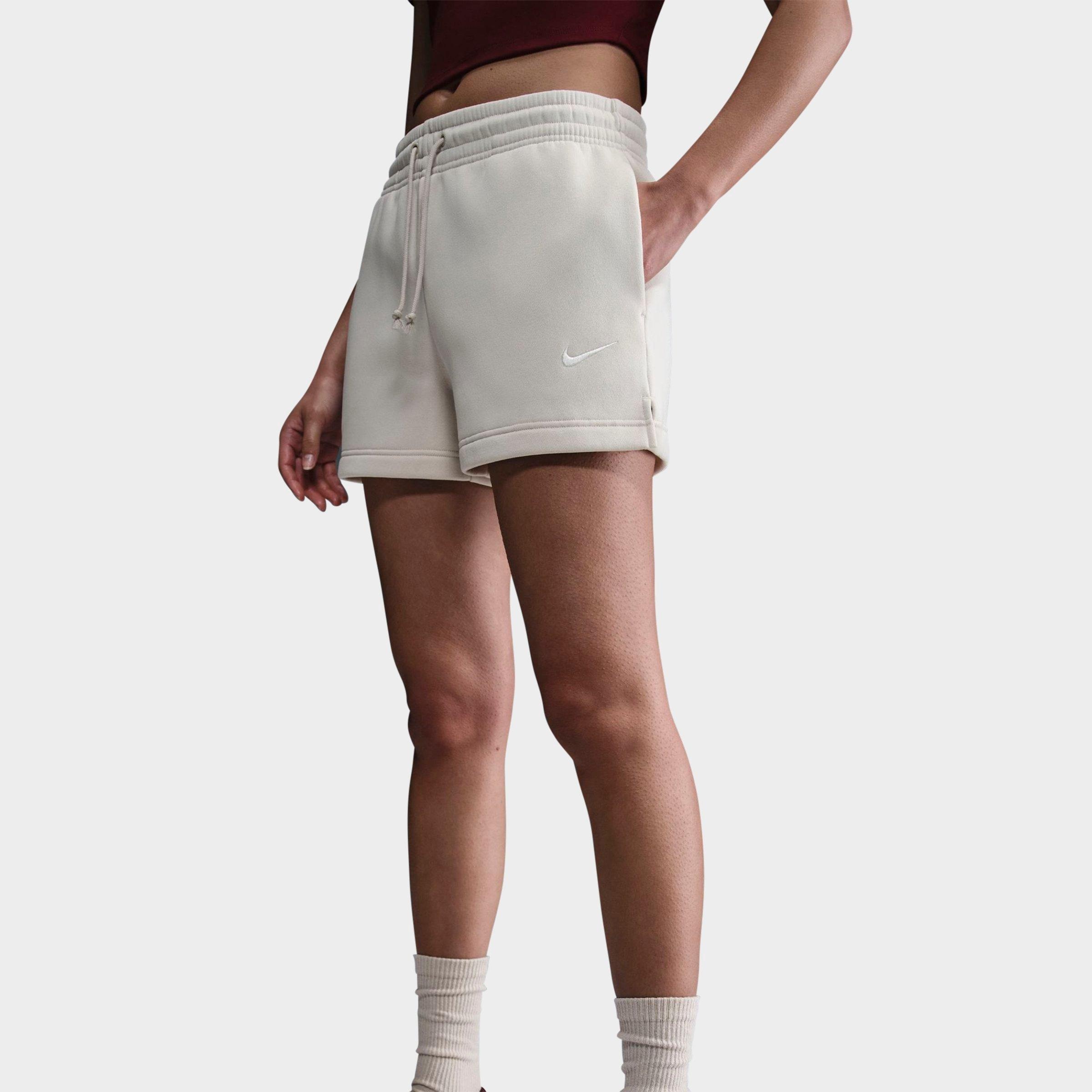 WOMEN'S NIKE SPORTSWEAR PHOENIX FLEECE MID-RISE 4" SHORTS - 3