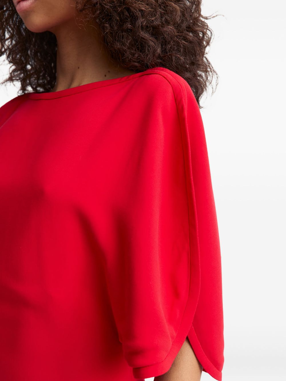 Dona cape-sleeve maxi dress - 6