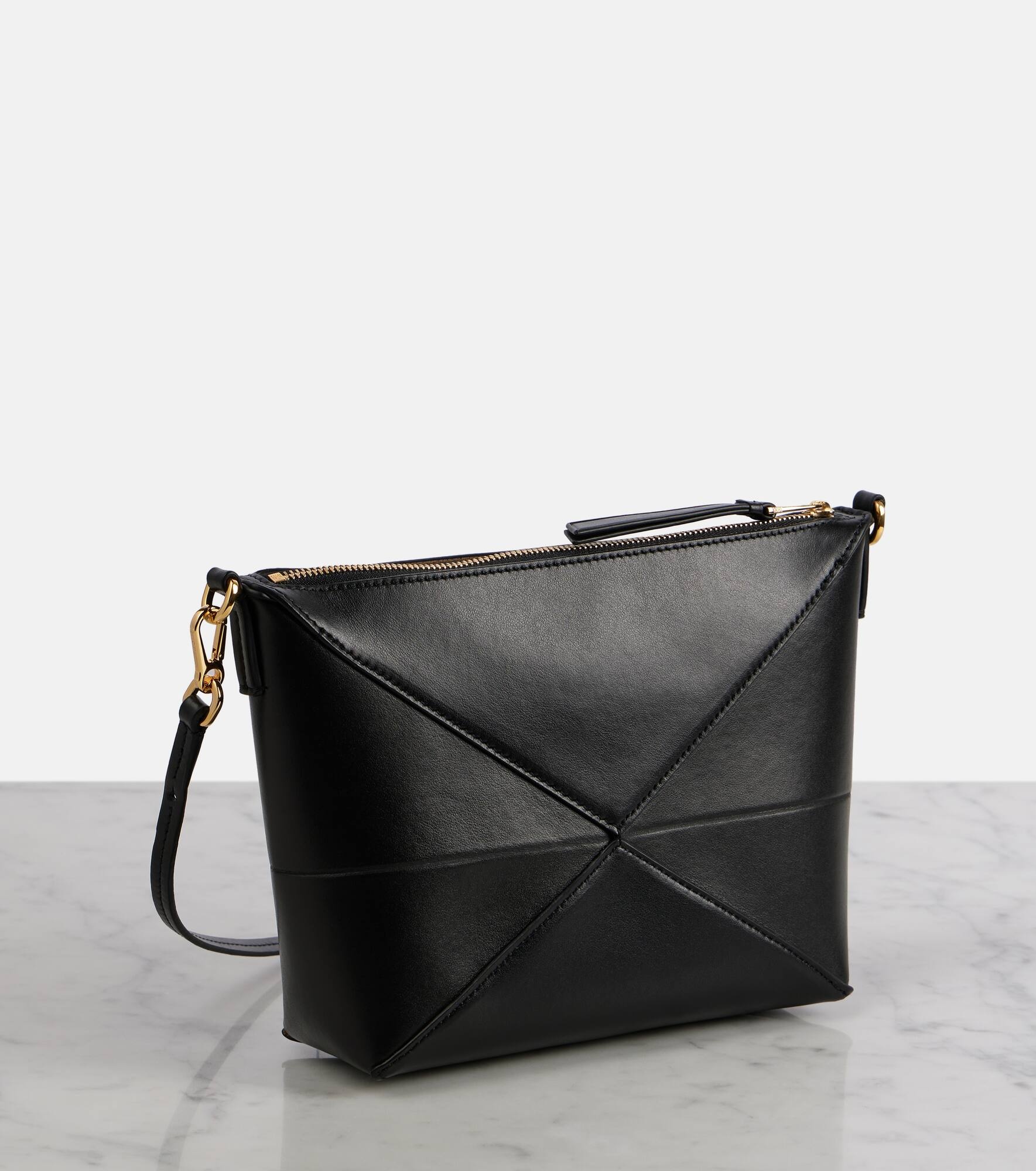Puzzle Fold leather pouch - 4