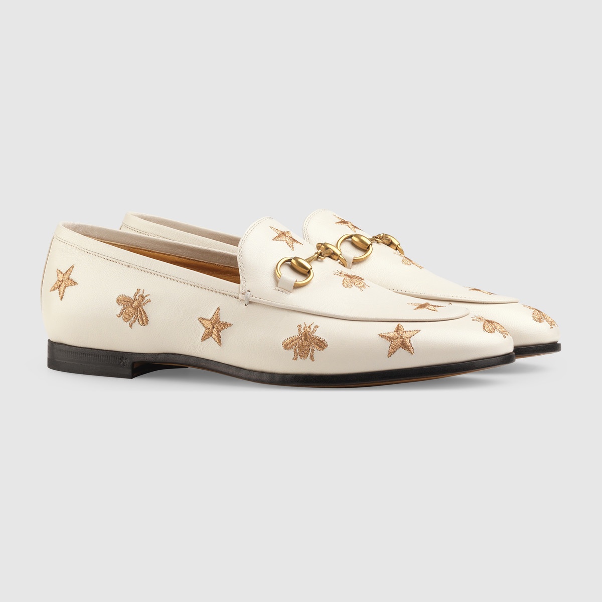 Gucci Jordaan embroidered leather loafer - 2