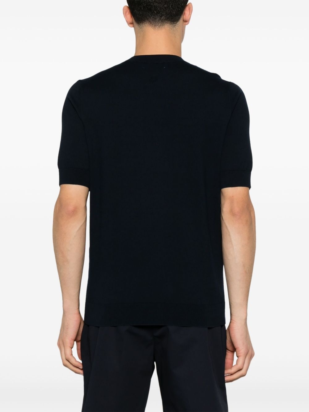 LARDINI fine-knit T-shirt | REVERSIBLE