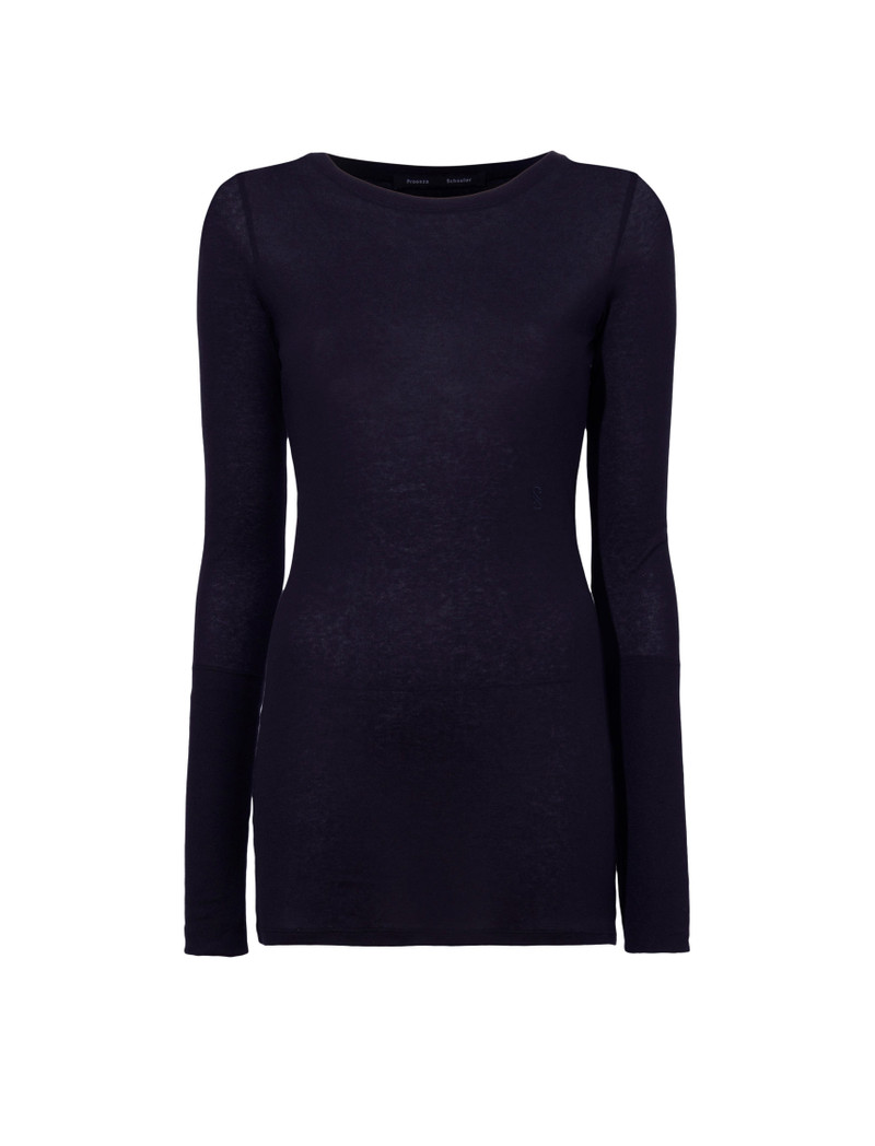 Kaiya Top in Sheer Slub Jersey 1