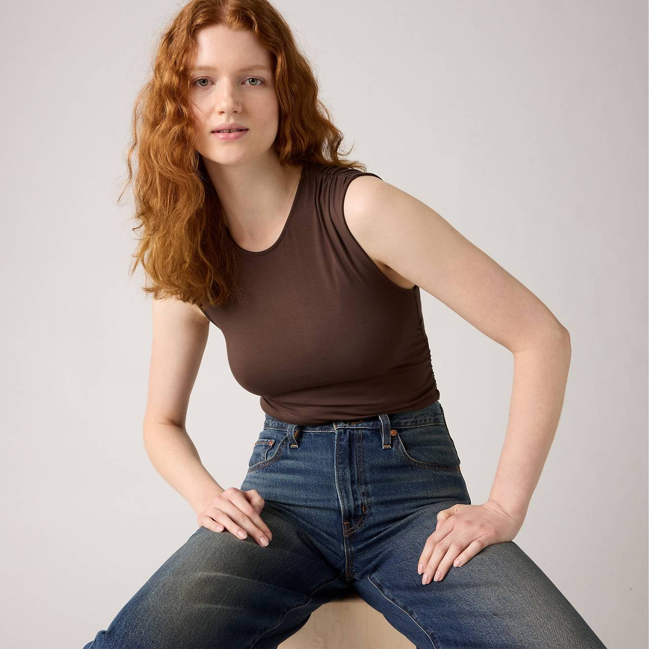 CRYSTAL RUCHED TOP - 3