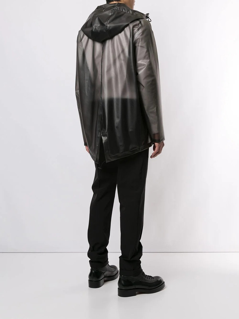 transparent short parka 4