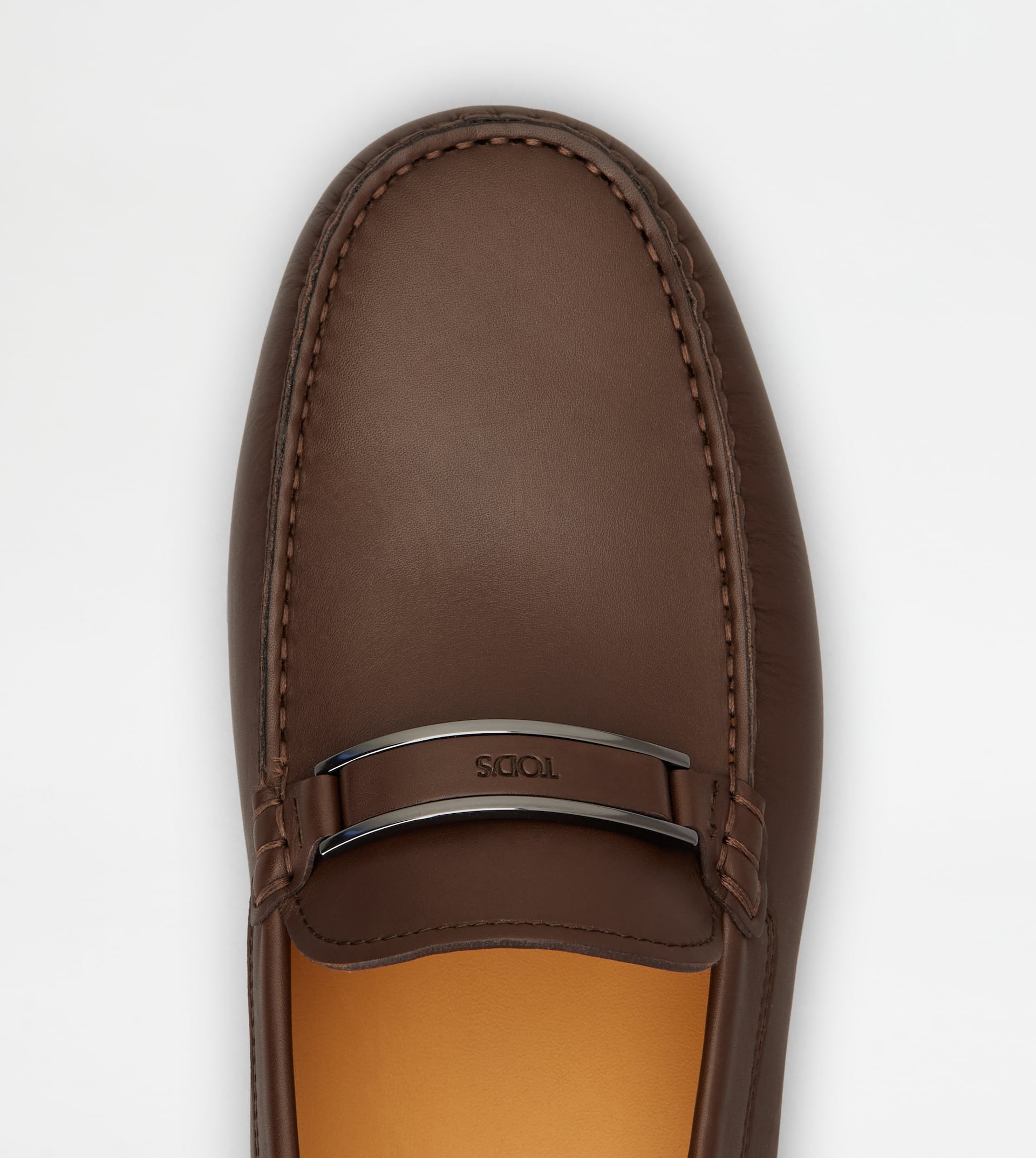 GOMMINO DRIVING SHOES IN LEATHER - BROWN - 5