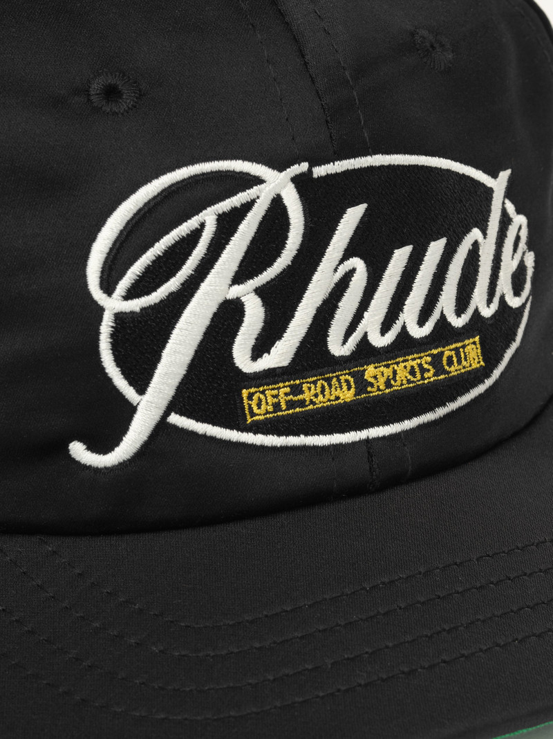 RHUDE SPORTS CLUB CURVED BRIM HAT 4