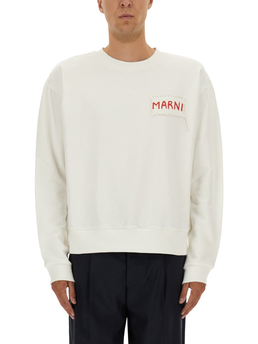 Sweatshirt With Logo Patch - 1