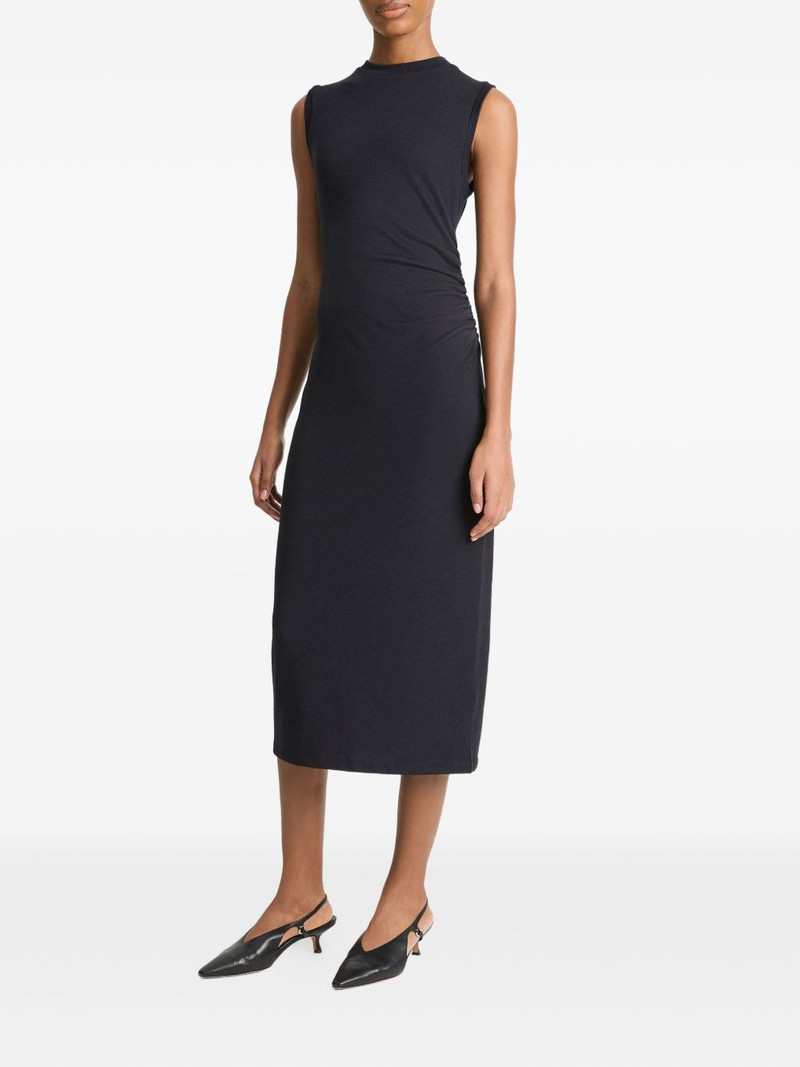 Vince crew-neck sleeveless midi dress outlook