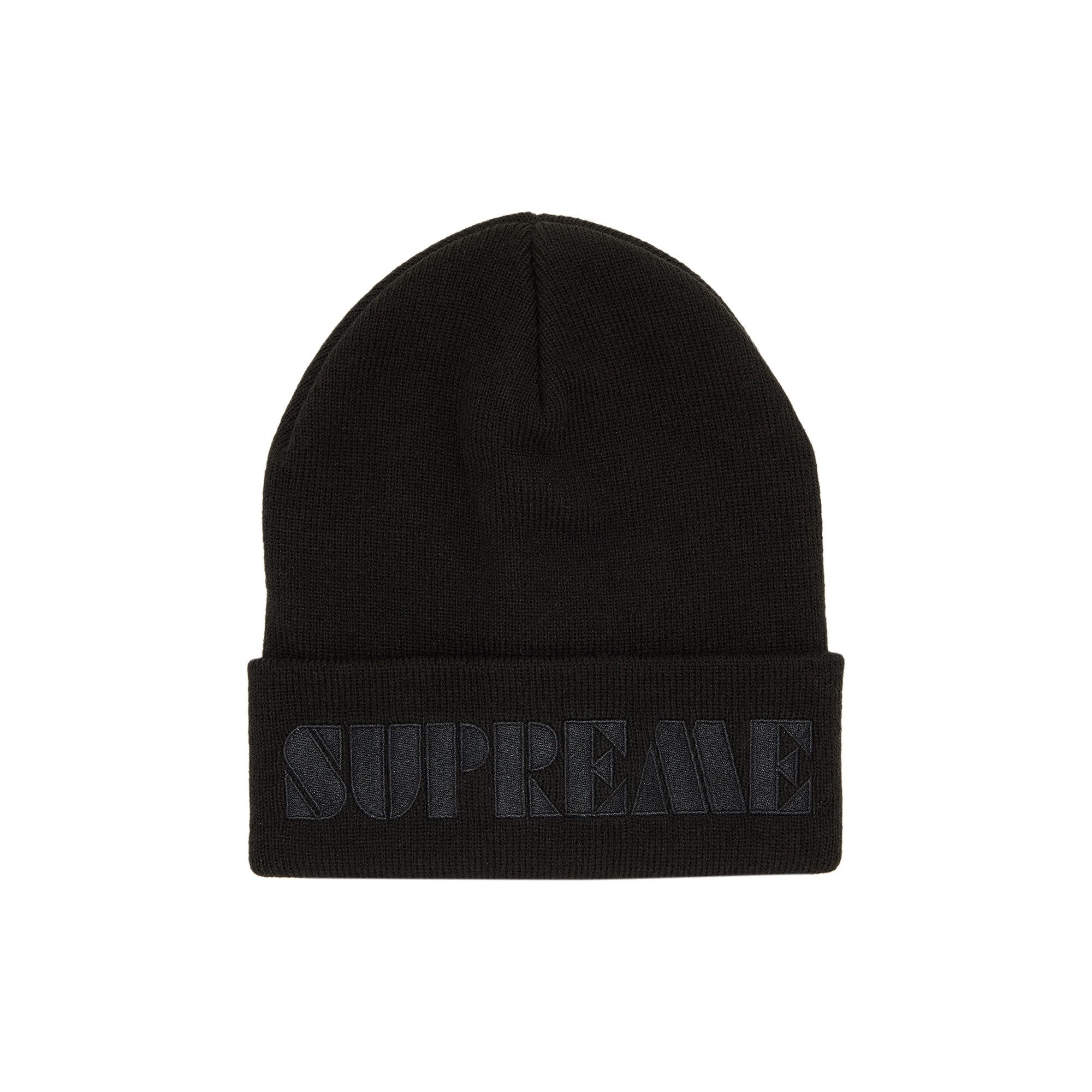 早割クーポン！ | 'Black' Beanie Stencil Supreme Supreme goat REVERSIBLE | 帽子
