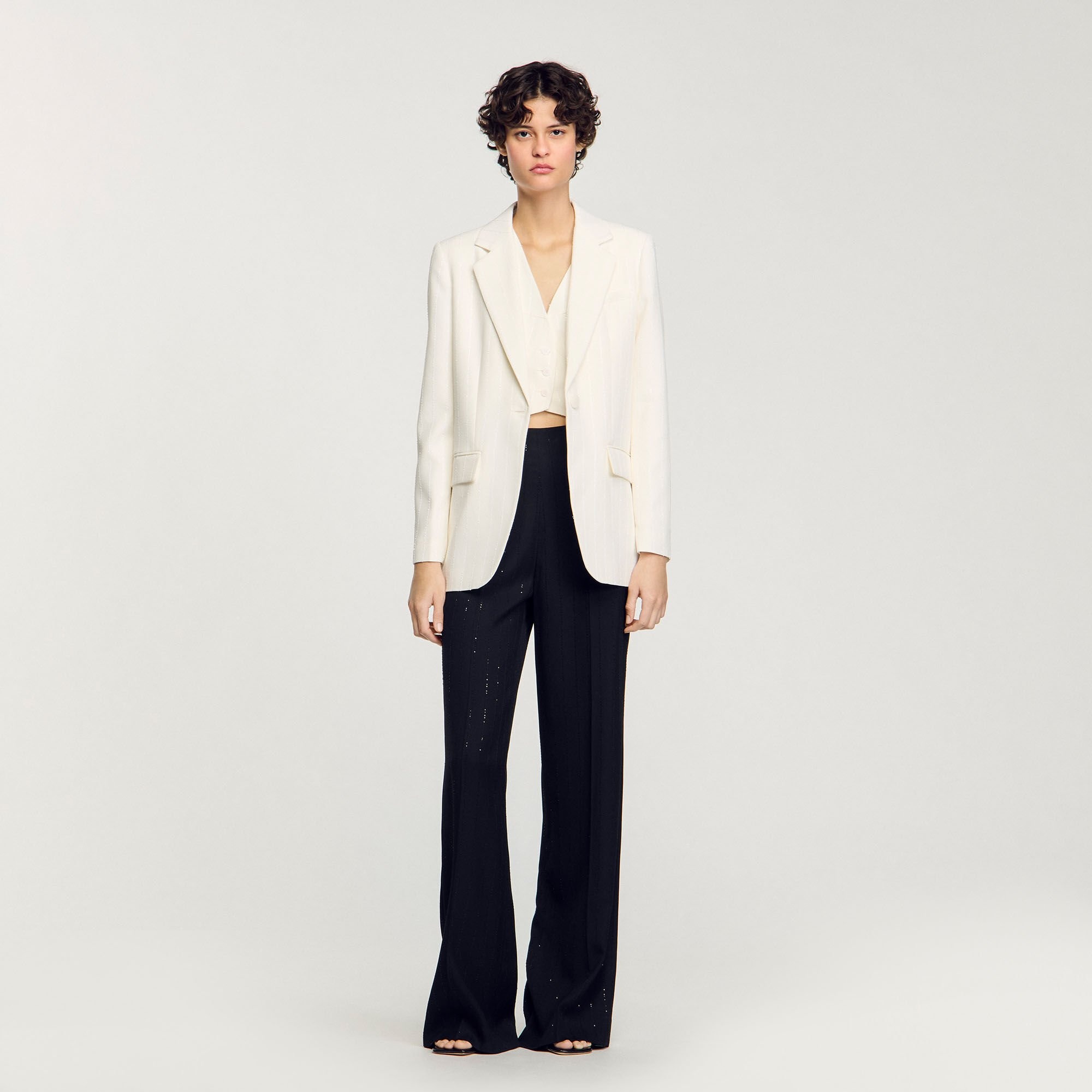 SEQUINNED SUIT JACKET - 2