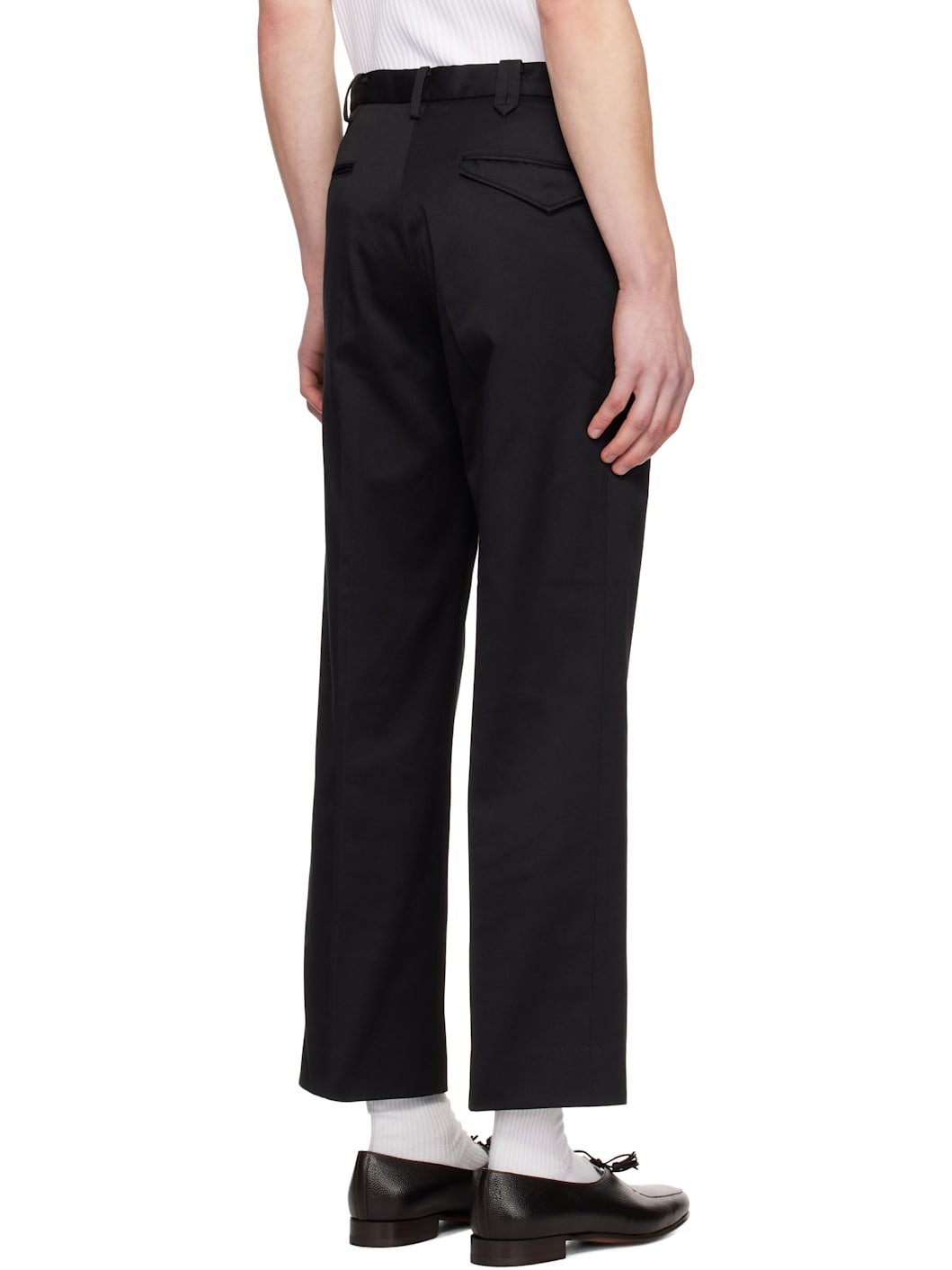 Navy Rubin Straight Trousers - 3