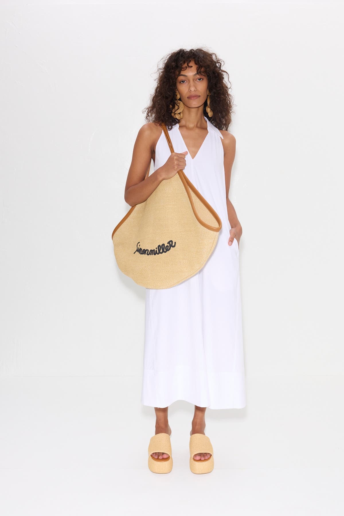 SIMONMILLER RAFFIA CLOUDY PLATFORM in Natural at Nordstrom - 3