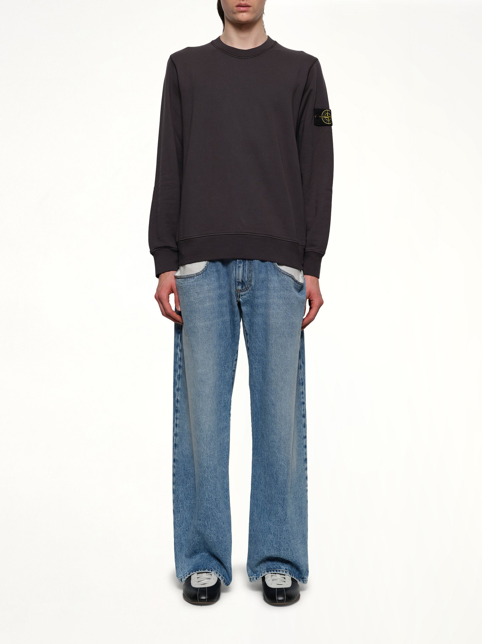 610006 Crewneck Sweatshirt in Lead Grey - 7