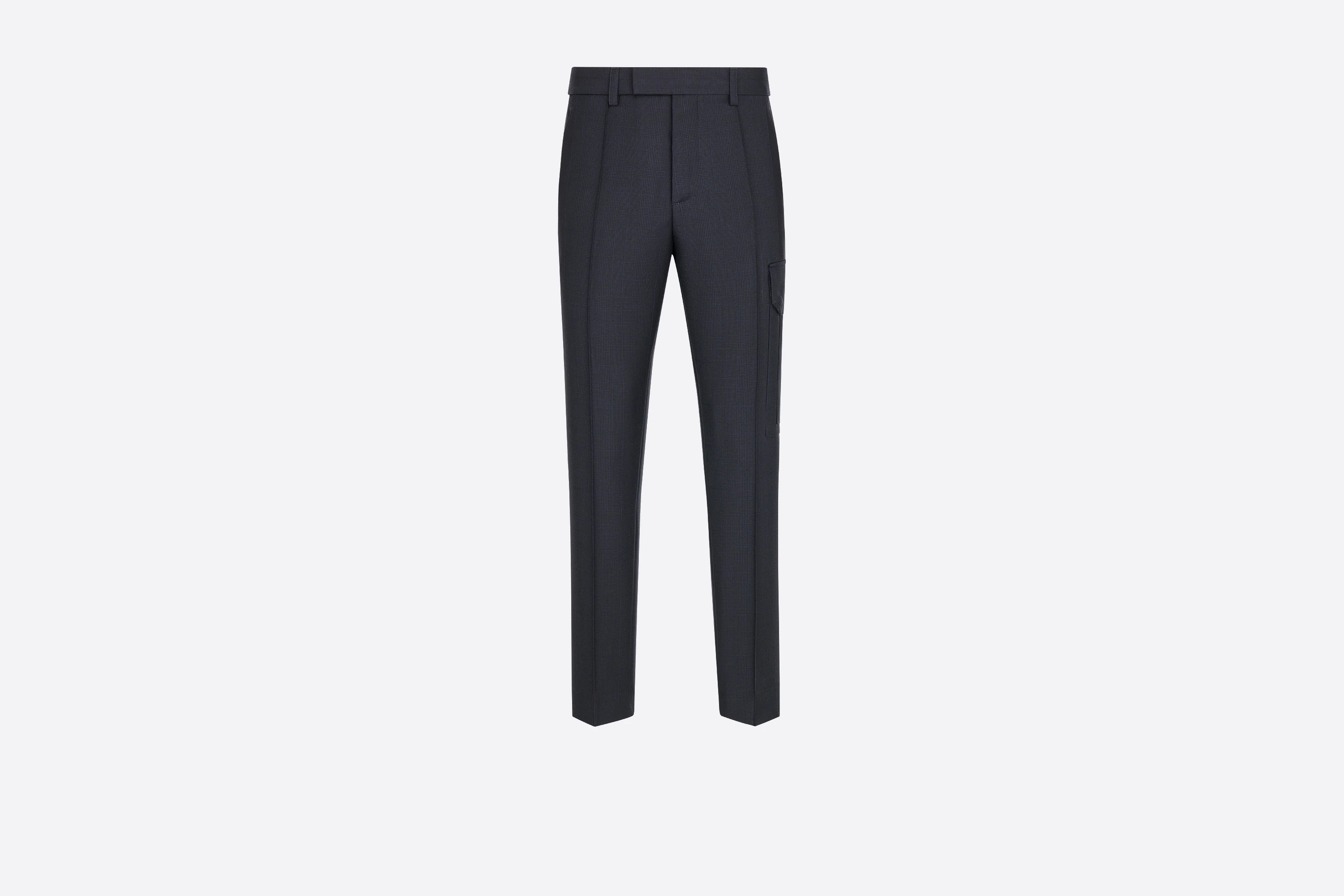 Checkered Cargo Pants - 1