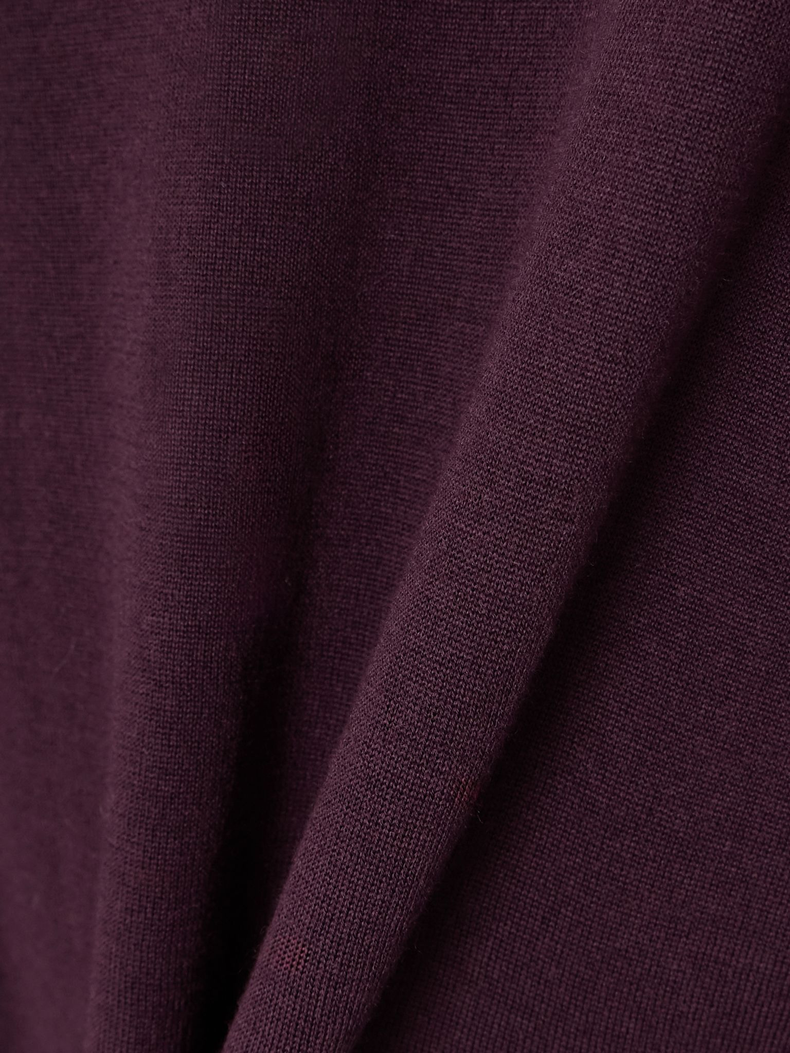 Wool turtleneck sweater Burgundy - 5