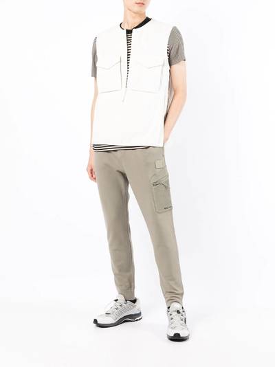 C.P. Company logo patch tapered track pants outlook