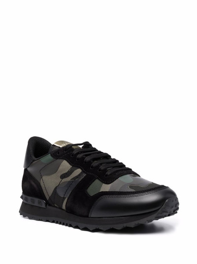 Valentino Rockrunner camouflage sneakers outlook