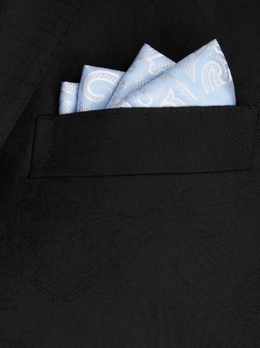 JACQUARD SILK POCKET SQUARE - 2