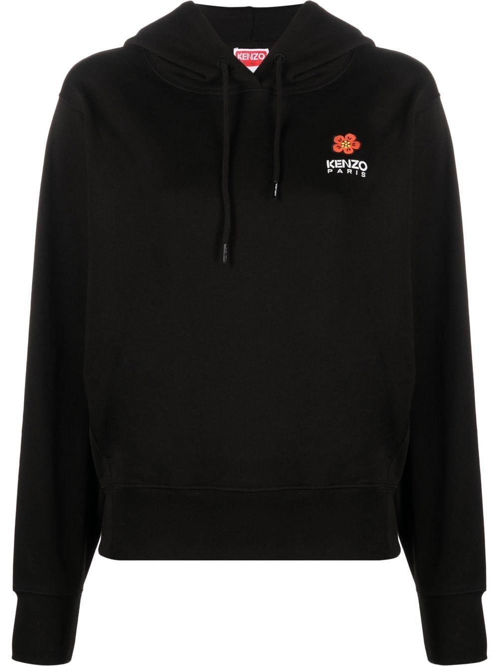 Boke Flower embroidery hoodie - 1