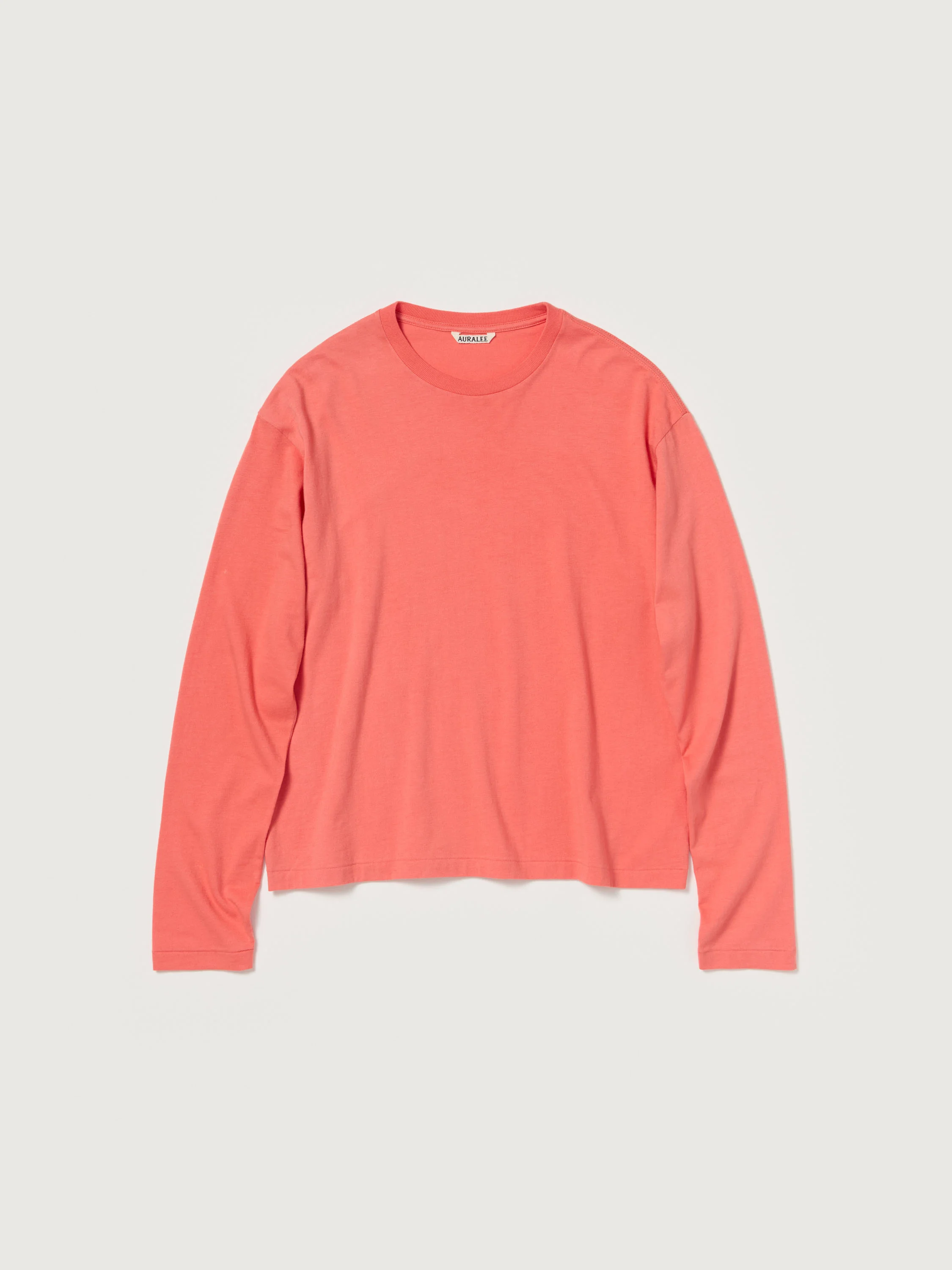 BRUSHED ORGANIC COTTON JERSEY L/S TEE - 1