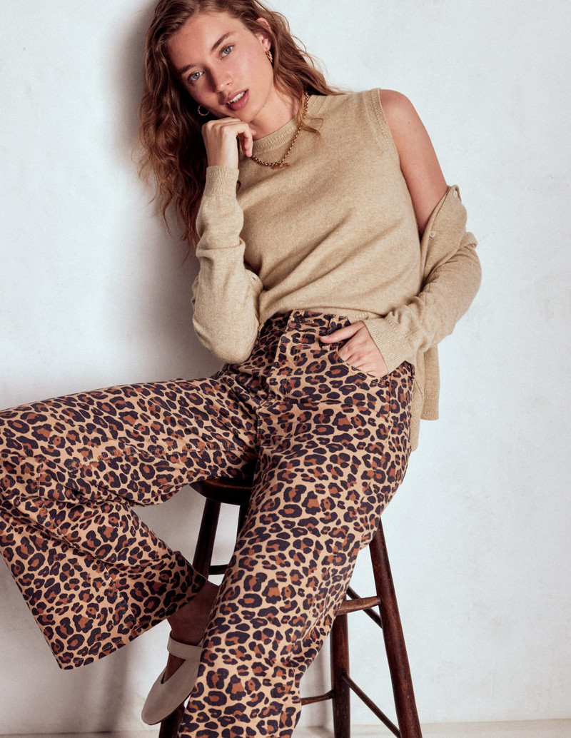 Eva Cashmere Crew Cardigan-Chinchilla Melange 3