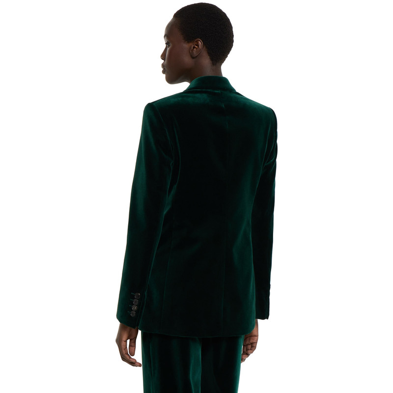 Stretch cotton velvet jacket 4