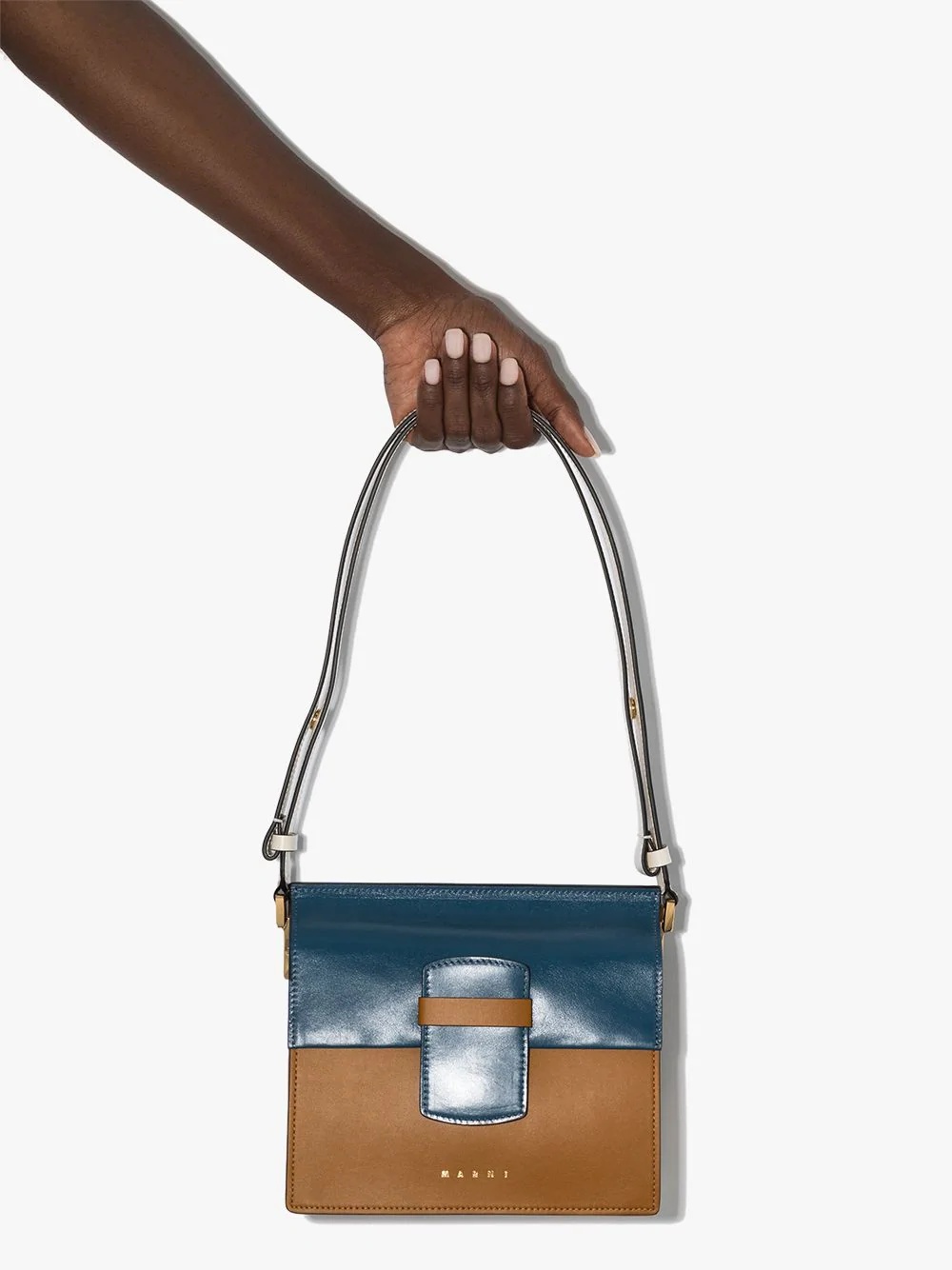 Severine colour-block shoulder bag - 4