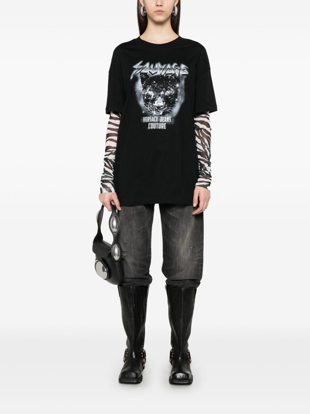 layered T-shirt - 2