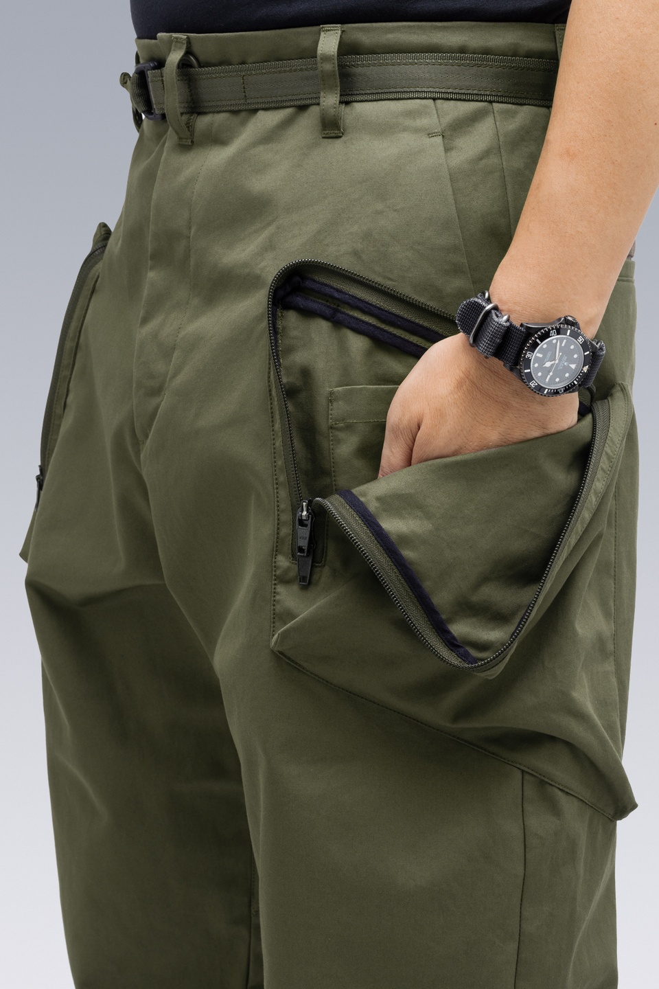 P32-S HD Cotton Cargo Pant RAF Green - 23