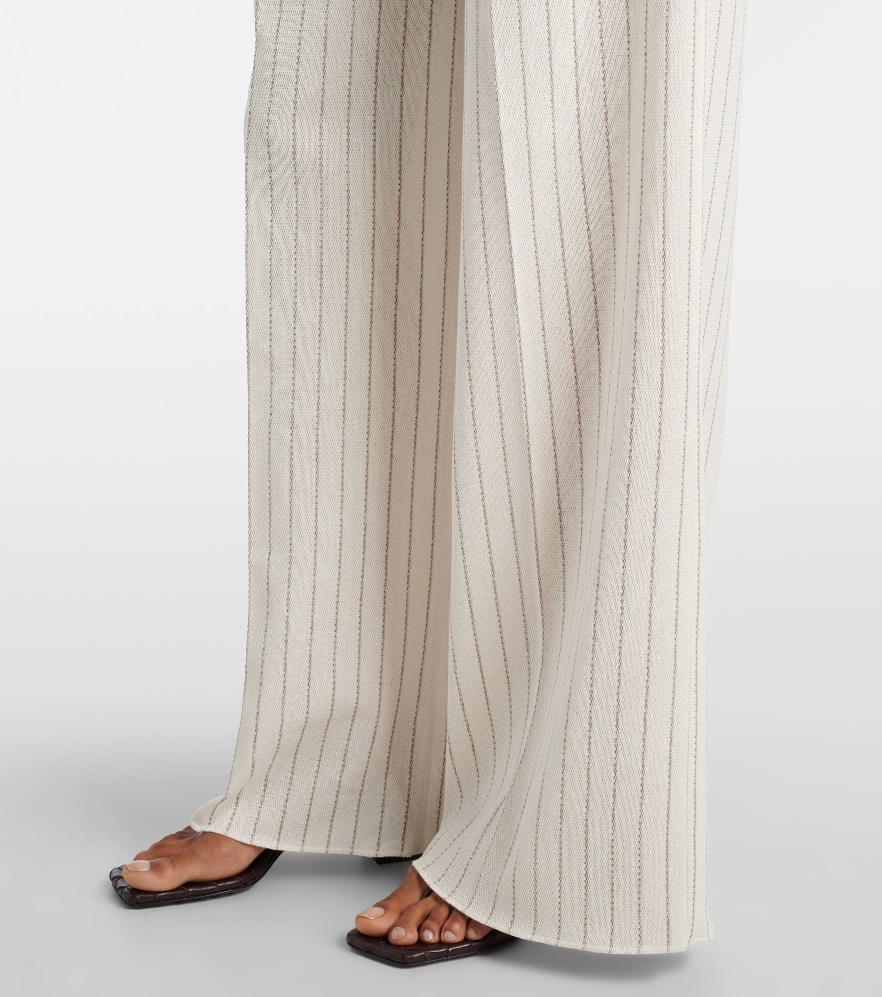 Clarion cotton and linen straight pants - 5