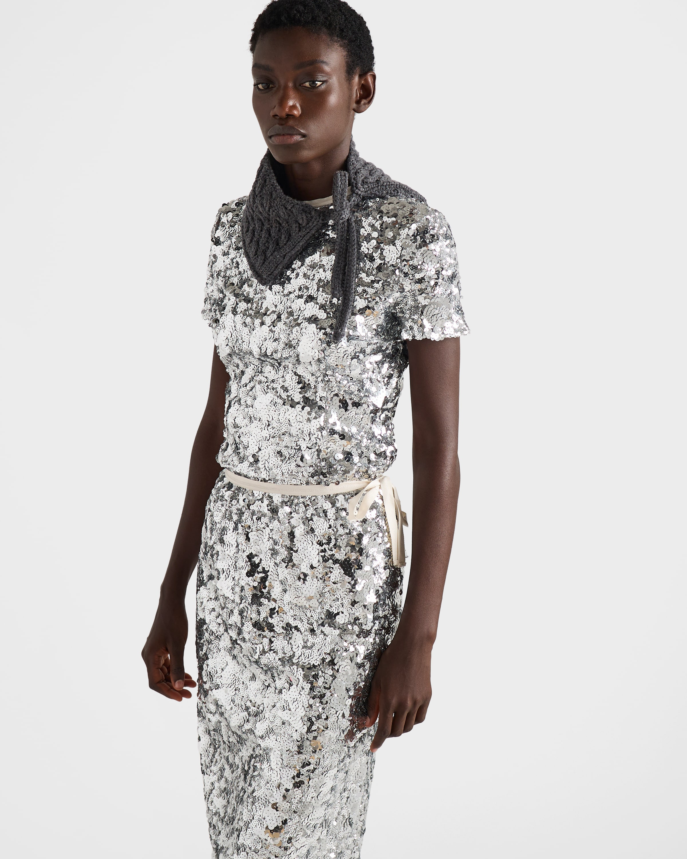 Embroidered sequin top - 4