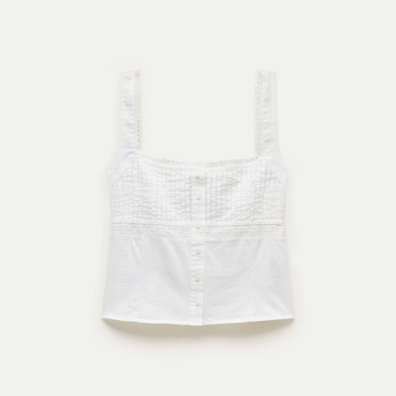 Pintuck tank top 1