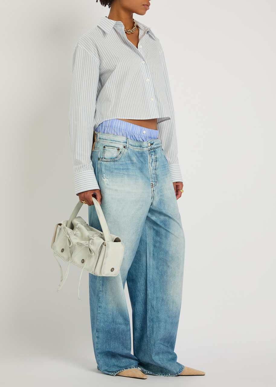 Acne Studios Jeans-effect Cotton Trousers - 4