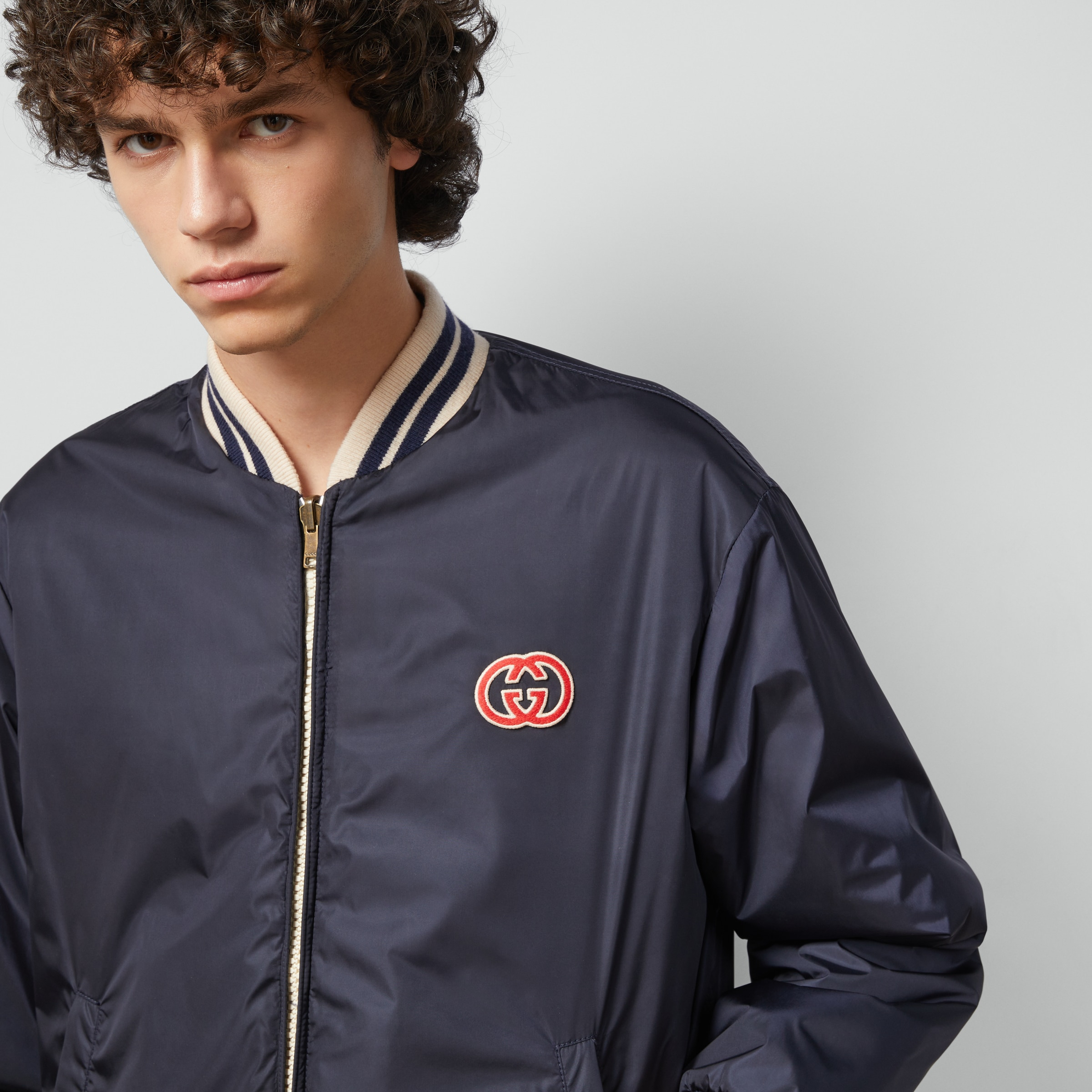 Reversible nylon canvas jacket - 3