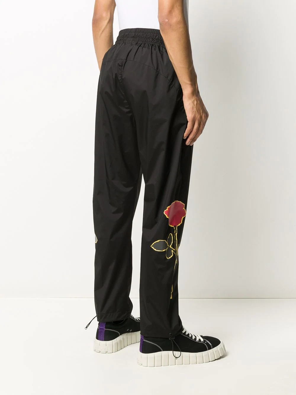 rose details track pants - 4