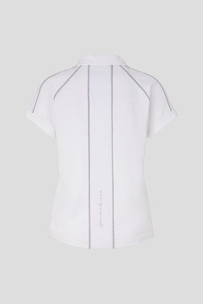 BOGNER Gail Functional polo shirt in White outlook
